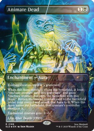 Animate Dead (Rainbow Foil) |  Foil (2189) [Secret Lair Drop Series]