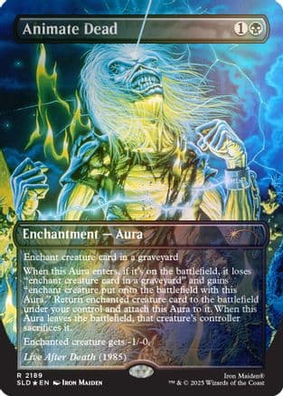 Animate Dead (Rainbow Foil) |  Foil (2189) [Secret Lair Drop Series]