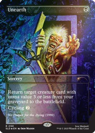 Unearth (Rainbow Foil) |  Foil (2191) [Secret Lair Drop Series]