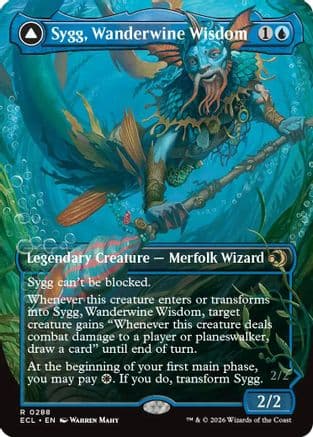 Sygg, Wanderwine Wisdom (Borderless) |  (288) [Lorwyn Eclipsed]