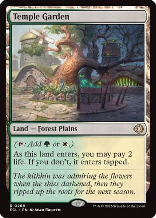 Temple Garden |  Foil (268) [Lorwyn Eclipsed]