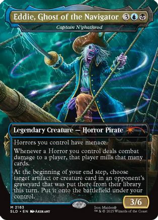 Eddie, Ghost of the Navigator - Captain N'ghathrod |  (2183) [Secret Lair Drop Series]