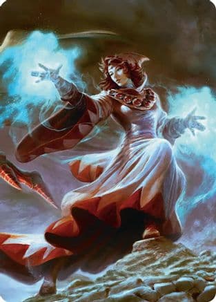 The Destined White Mage Scene Art Card |  (003) [Art Series: FINAL FANTASY]