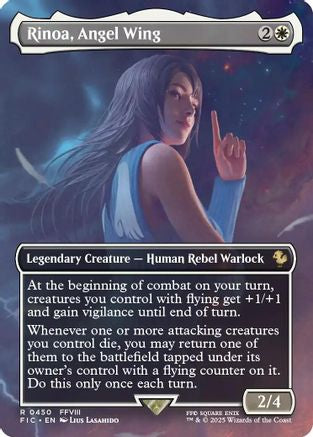 Rinoa, Angel Wing (Borderless) |  Foil (450) [Commander: FINAL FANTASY]