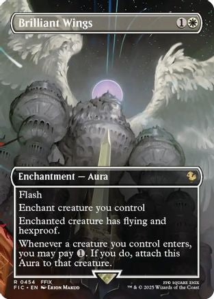 Brilliant Wings (Borderless) |  (454) [Commander: FINAL FANTASY]