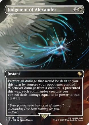Judgment of Alexander (Borderless) |  (455) [Commander: FINAL FANTASY]
