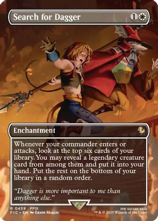 Search for Dagger (Borderless) |  (459) [Commander: FINAL FANTASY]