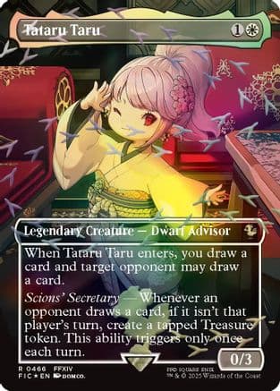 Tataru Taru (Borderless) (Chocobo Track Foil) |  Foil (466) [Commander: FINAL FANTASY]