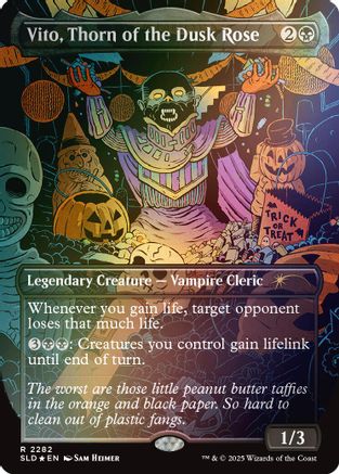 Vito, Thorn of the Dusk Rose (Rainbow Foil) |  Foil (2282) [Secret Lair Drop Series]