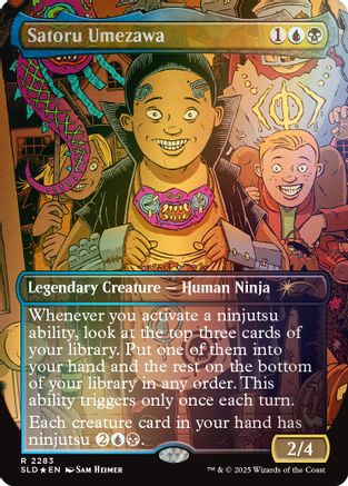 Satoru Umezawa (Rainbow Foil) |  Foil (2283) [Secret Lair Drop Series]