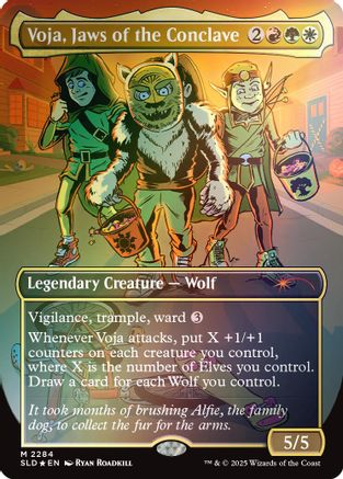 Voja, Jaws of the Conclave (Rainbow Foil) |  Foil (2284) [Secret Lair Drop Series]