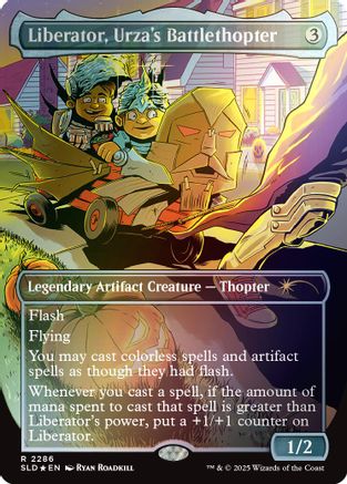 Liberator, Urza's Battlethopter (Rainbow Foil) |  Foil (2286) [Secret Lair Drop Series]