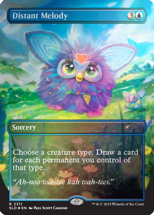 Distant Melody (2311) (Rainbow Foil) |  Foil (2311) [Secret Lair Drop Series]