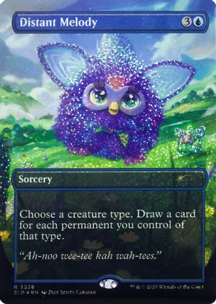 Distant Melody (2326) (Confetti Foil) |  Foil (2326) [Secret Lair Drop Series]