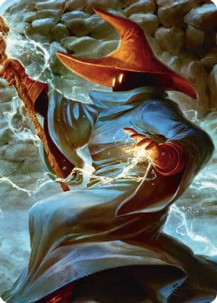 The Destined Black Mage Scene Art Card |  (006) [Art Series: FINAL FANTASY]