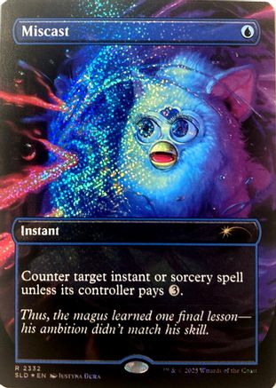 Miscast (Confetti Foil) |  Foil (2332) [Secret Lair Drop Series]