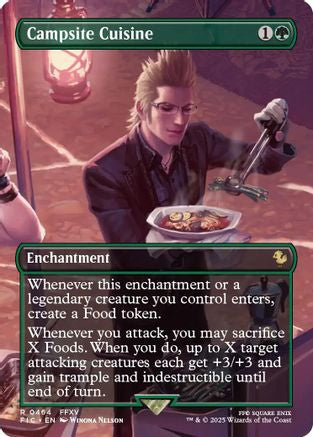 Campsite Cuisine (Borderless) |  Foil (464) [Commander: FINAL FANTASY]
