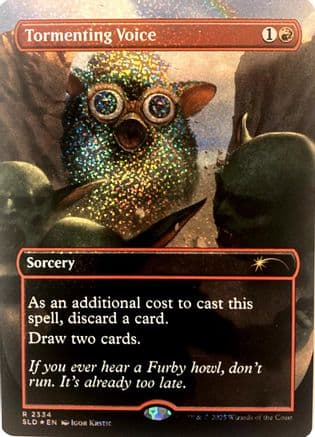 Tormenting Voice (Confetti Foil) |  Foil (2334) [Secret Lair Drop Series]