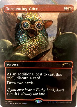 Tormenting Voice (Confetti Foil) |  Foil (2334) [Secret Lair Drop Series]