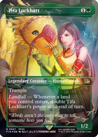 Tifa Lockhart (Borderless) (Chocobo Track Foil) |  Foil (567) [FINAL FANTASY]