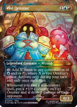 Vivi Ornitier (Borderless) (Chocobo Track Foil) |  Foil (570) [FINAL FANTASY]