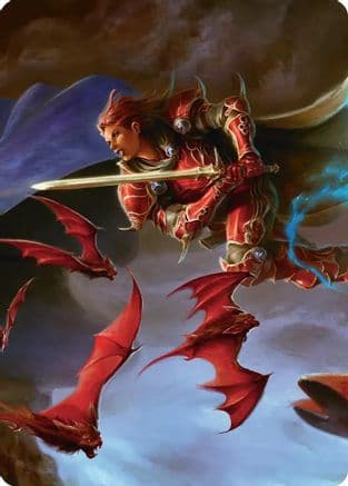 The Destined Warrior Scene Art Card |  (002) [Art Series: FINAL FANTASY]