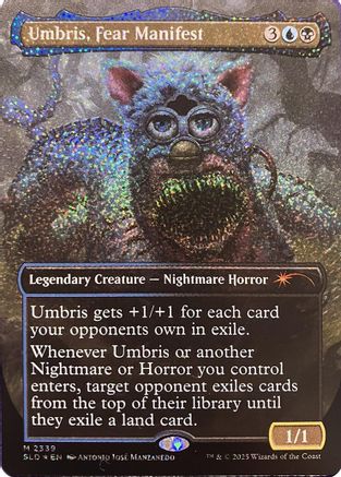 Umbris, Fear Manifest (Confetti Foil) |  Foil (2339) [Secret Lair Drop Series]