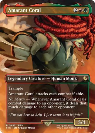 Amarant Coral (Borderless) |  (457) [Commander: FINAL FANTASY]
