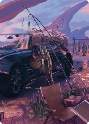 Fishing Gear Scene Art Card |  (020) [Art Series: FINAL FANTASY]