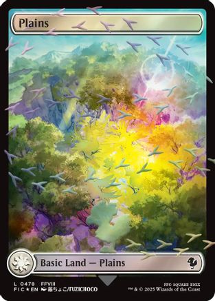 Plains (Chocobo Track Foil) |  Foil (478) [Commander: FINAL FANTASY]