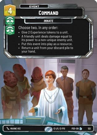 Command | Foil (122)  [Sector and Regional Promos Season 1]