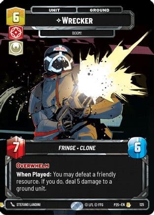 Wrecker - Boom! | Foil (125)  [Sector and Regional Promos Season 1]