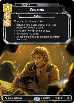 Cunning | Foil (130)  [Sector and Regional Promos Season 1]