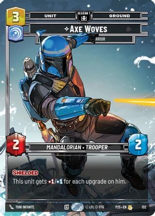Axe Woves - Accomplished Warrior (132) | Foil (132)  [Sector and Regional Promos Season 1]
