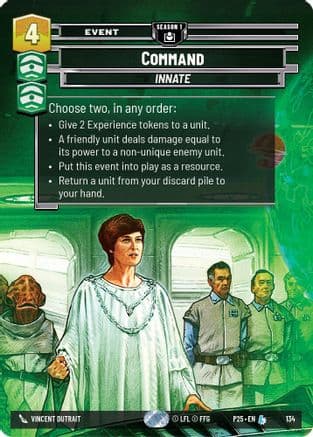Command (134) | Foil (134)  [Sector and Regional Promos Season 1]