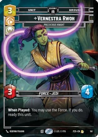 Vernestra Rwoh - Precocious Knight (141) | Foil (141)  [Sector and Regional Promos Season 1]