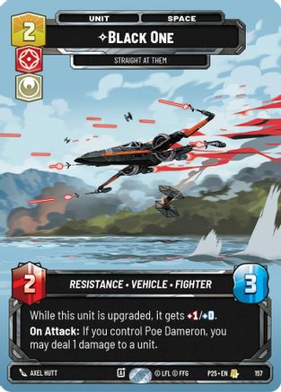 Black One - Straight At Them | Foil (157)  [Sector and Regional Promos Season 1]