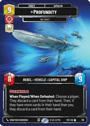 Profundity - We Fight! | Foil (159)  [Sector and Regional Promos Season 1]