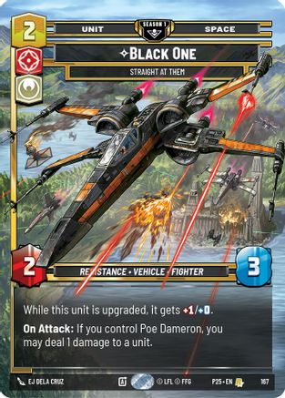 Black One - Straight At Them (167) | Foil (167)  [Sector and Regional Promos Season 1]