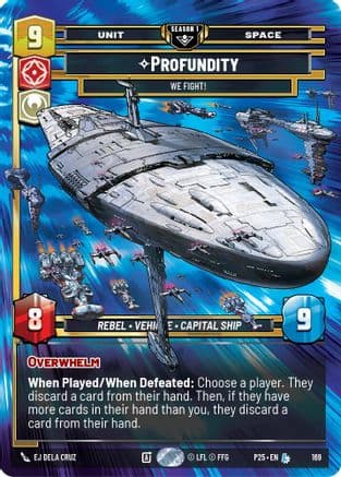 Profundity - We Fight! (169) | Foil (169)  [Sector and Regional Promos Season 1]