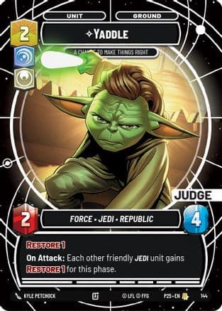 Yaddle - A Chance To Make Things Right (Judge) | Foil (144)  [Judge Promos]