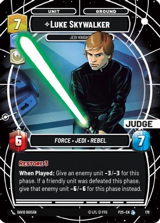 Luke Skywalker - Jedi Knight (Judge) | Foil (174)  [Judge Promos]