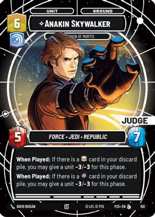 Anakin Skywalker - Champion of Mortis (Judge) | Foil (146)  [Judge Promos]
