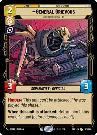 General Grievous - Scuttling to Safety |  (187/264)  [Secrets of Power]