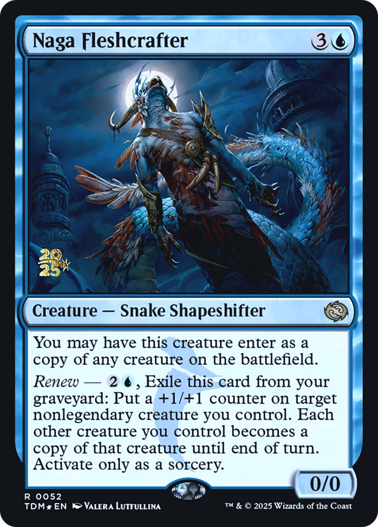 Naga Fleshcrafter (052) [Prerelease Cards]  Foil