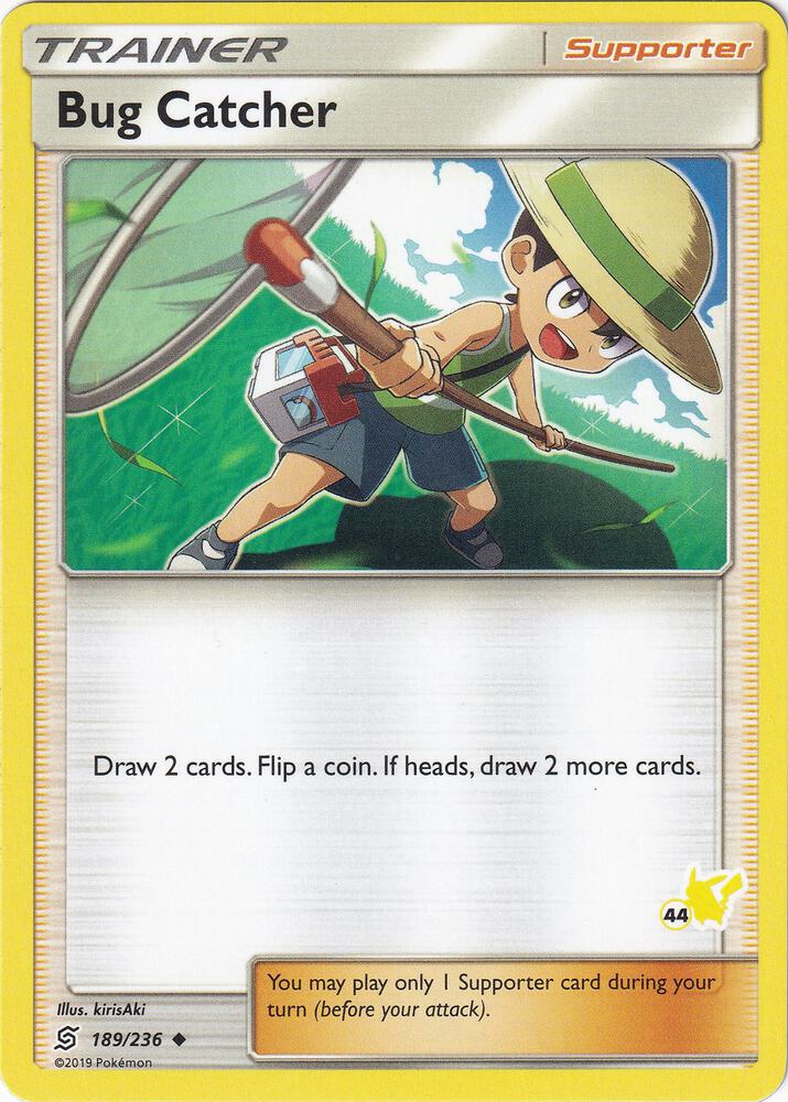 Bug Catcher - Pikachu Stamped 44 189/236 (Battle Academy) 