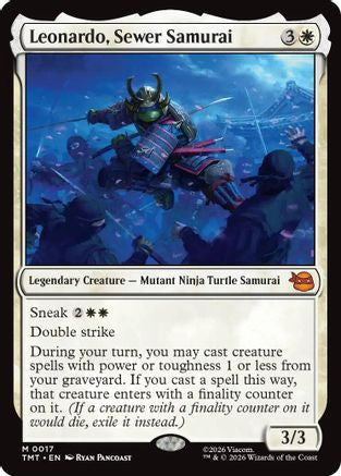 Leonardo, Sewer Samurai |  (017) [Teenage Mutant Ninja Turtles]