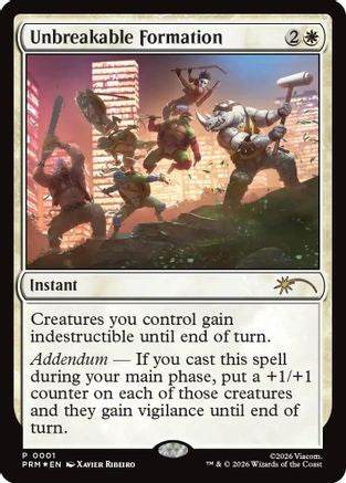 Unbreakable Formation |  Foil (001) [Media Promos]
