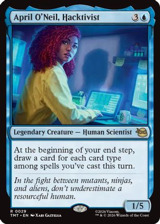 April O'Neil, Hacktivist |  Foil (029) [Teenage Mutant Ninja Turtles]