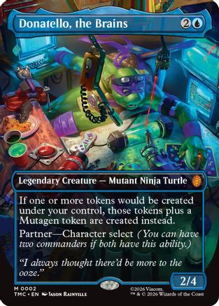 Donatello, the Brains (Borderless) |  (002) [Commander: Teenage Mutant Ninja Turtles]